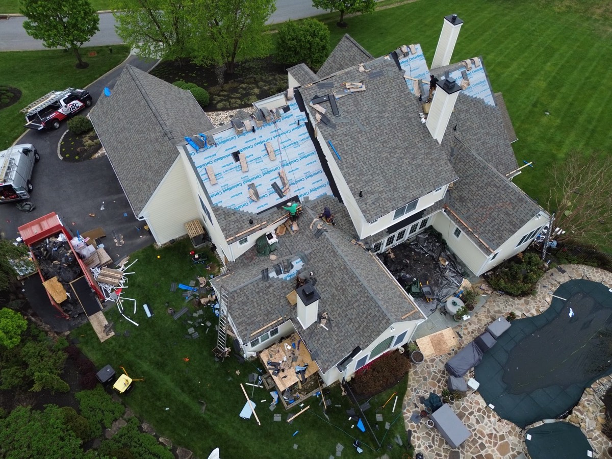 Roof Replacement by RightRoof Company in PA, NJ and DE