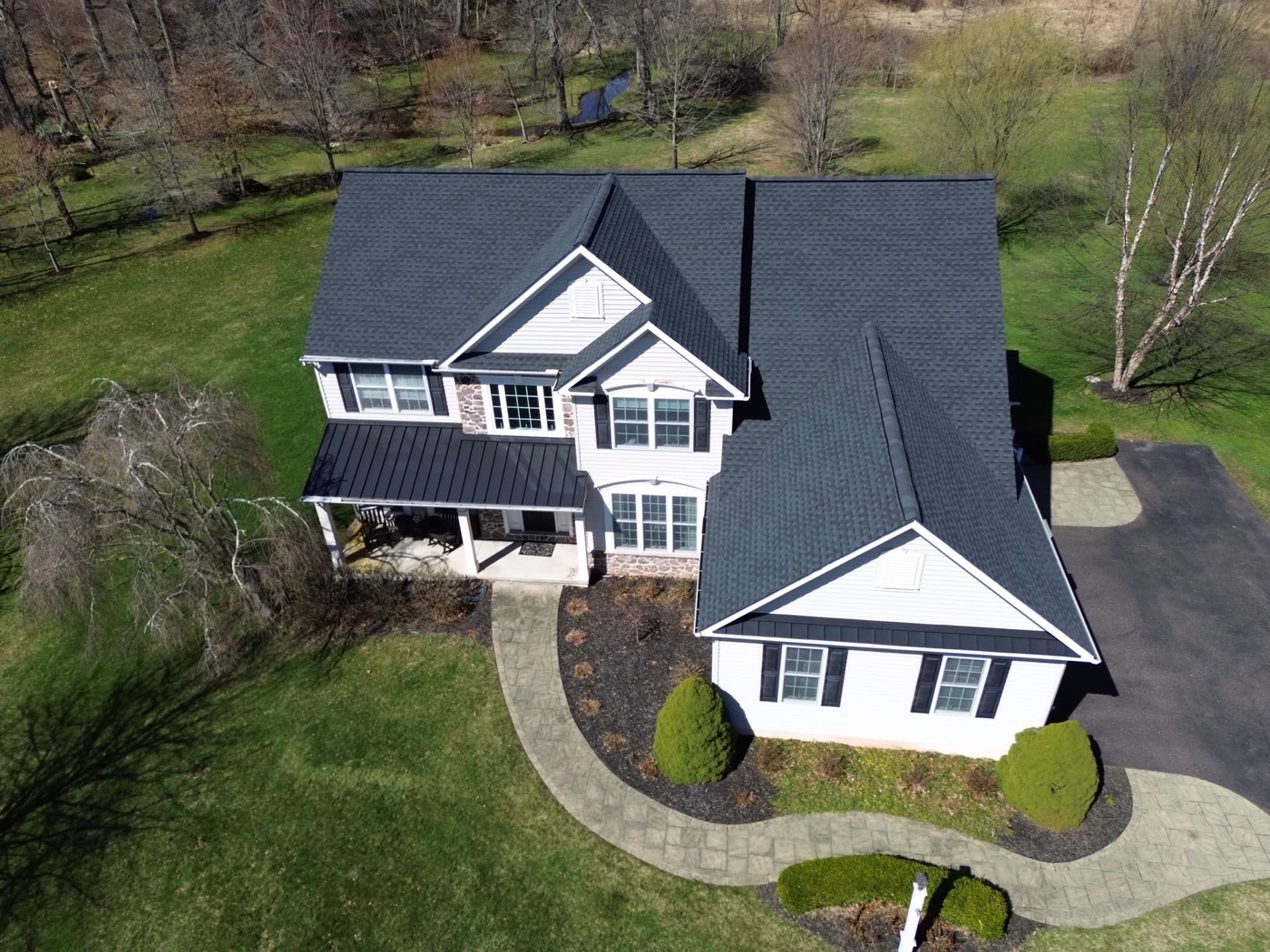 RightRoof Company residential roofing project