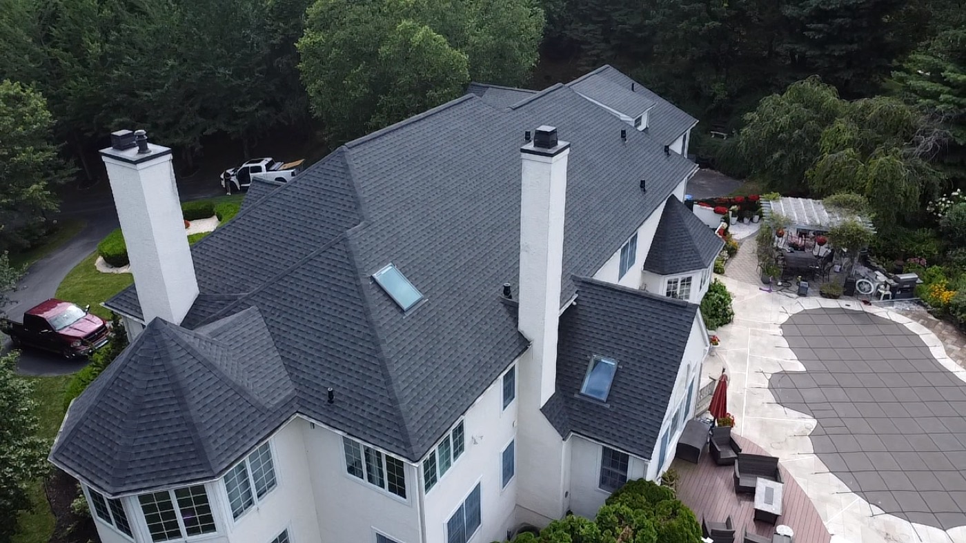 RightRoof Company residential roofing project