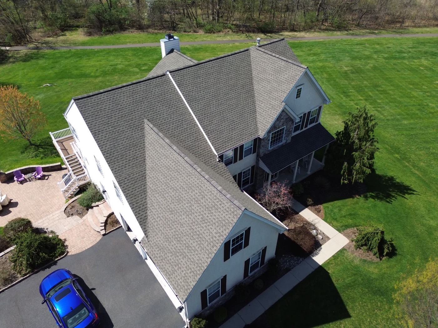 RightRoof Company residential roofing project