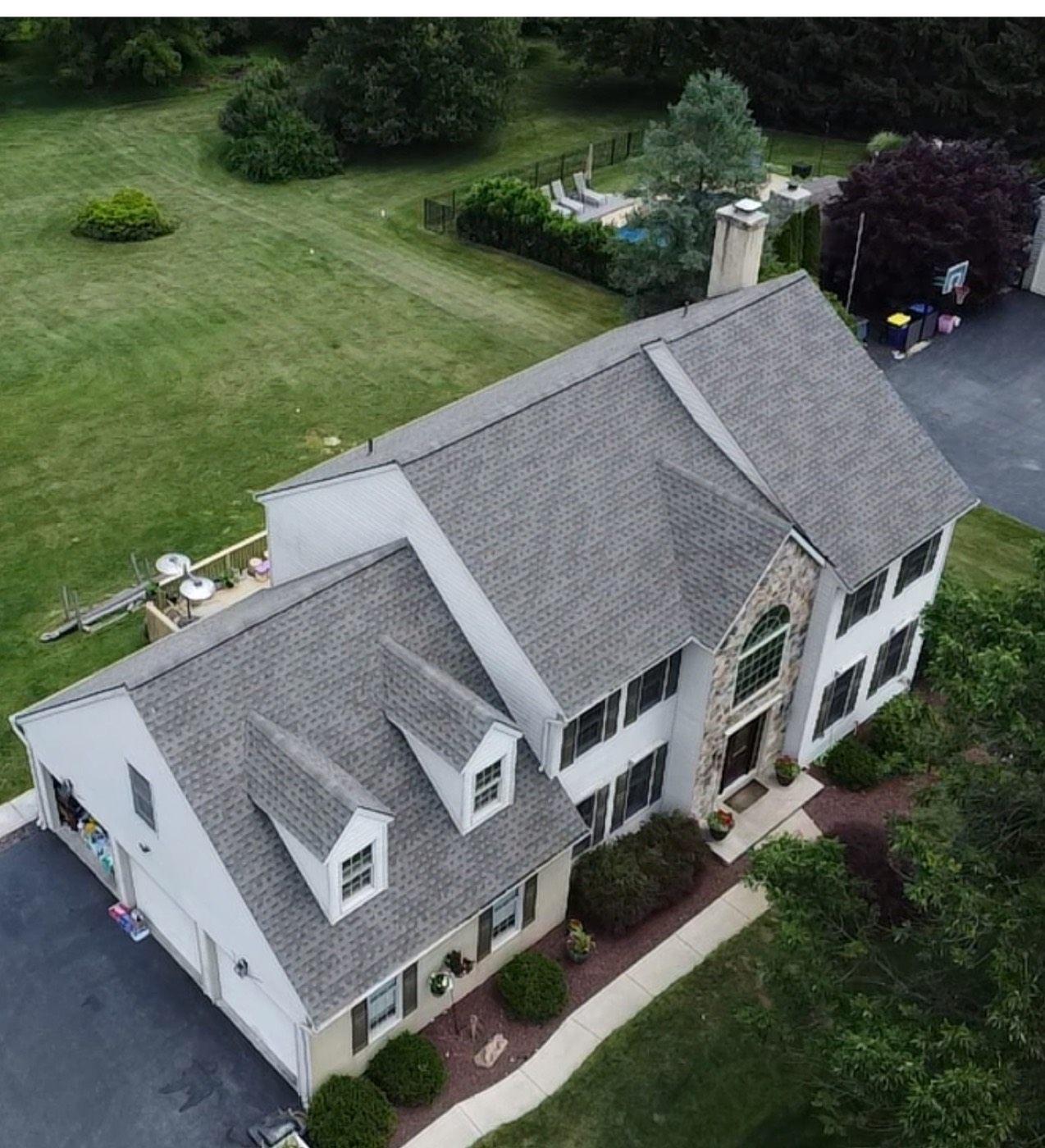 RightRoof Company residential roofing project