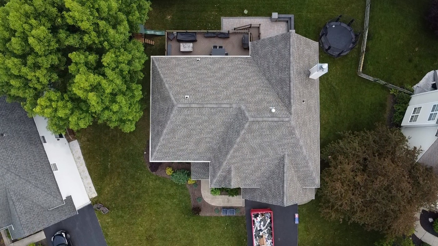 RightRoof Company residential roofing project