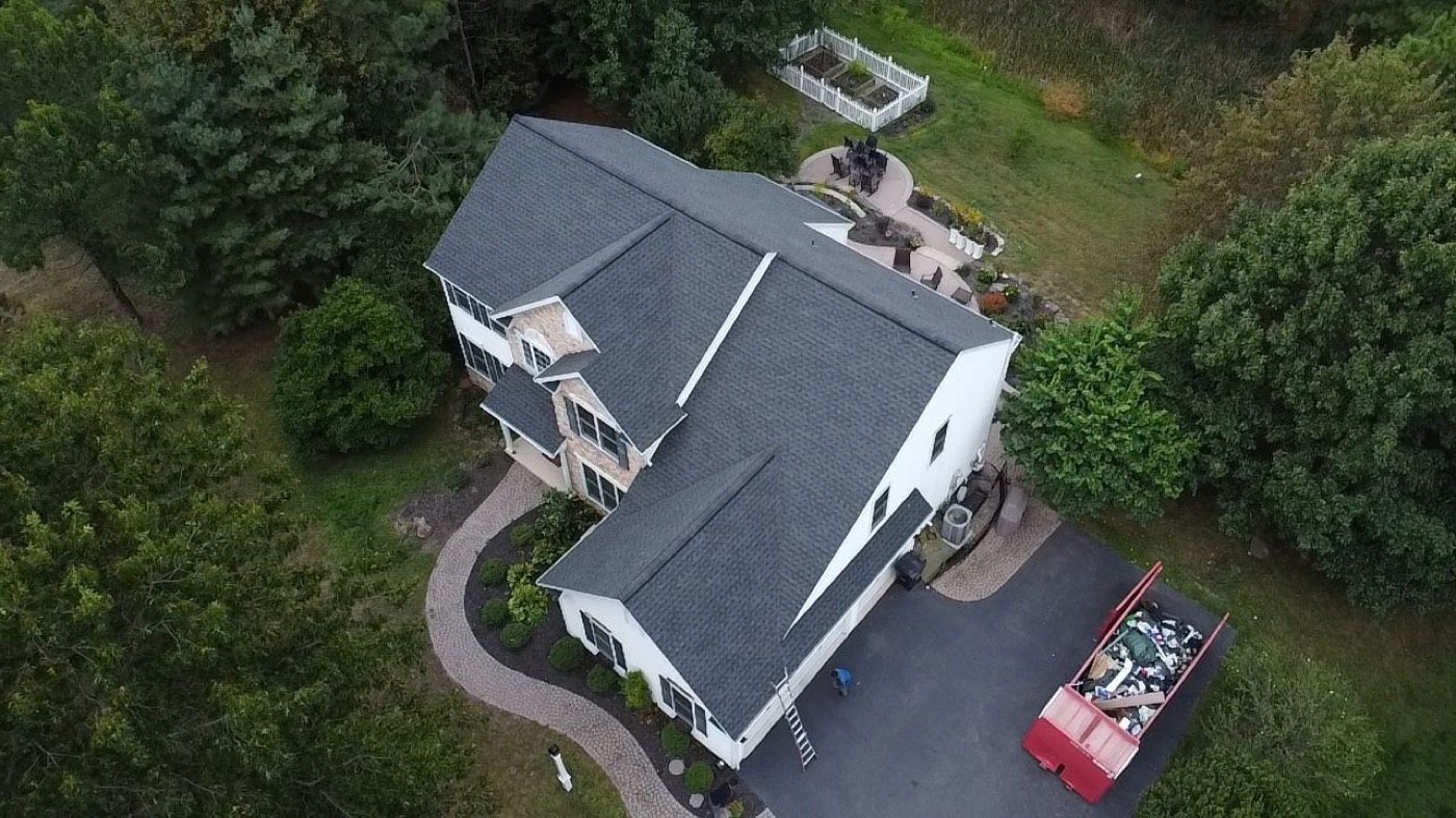 RightRoof Company residential roofing project