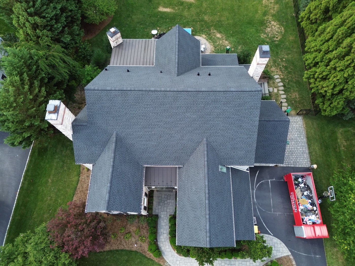 RightRoof Company residential roofing project